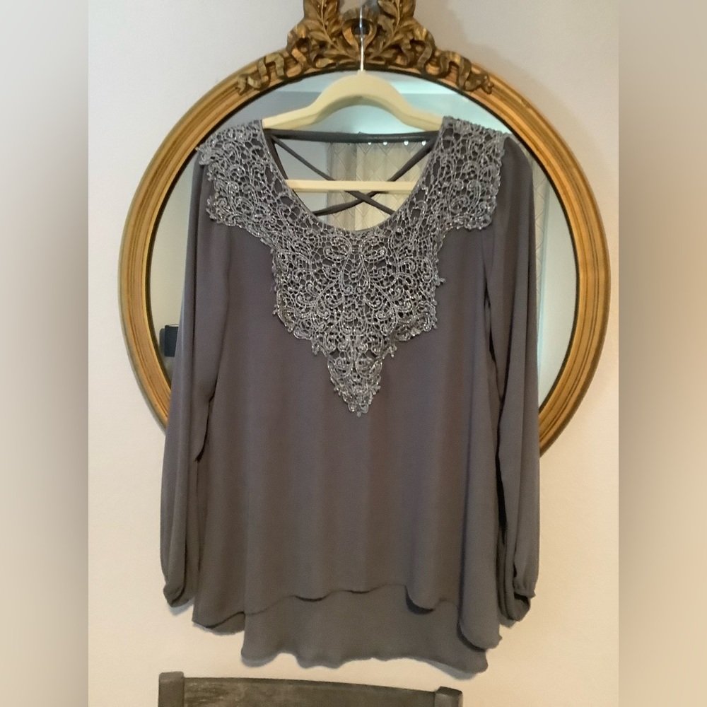 Grey blouse